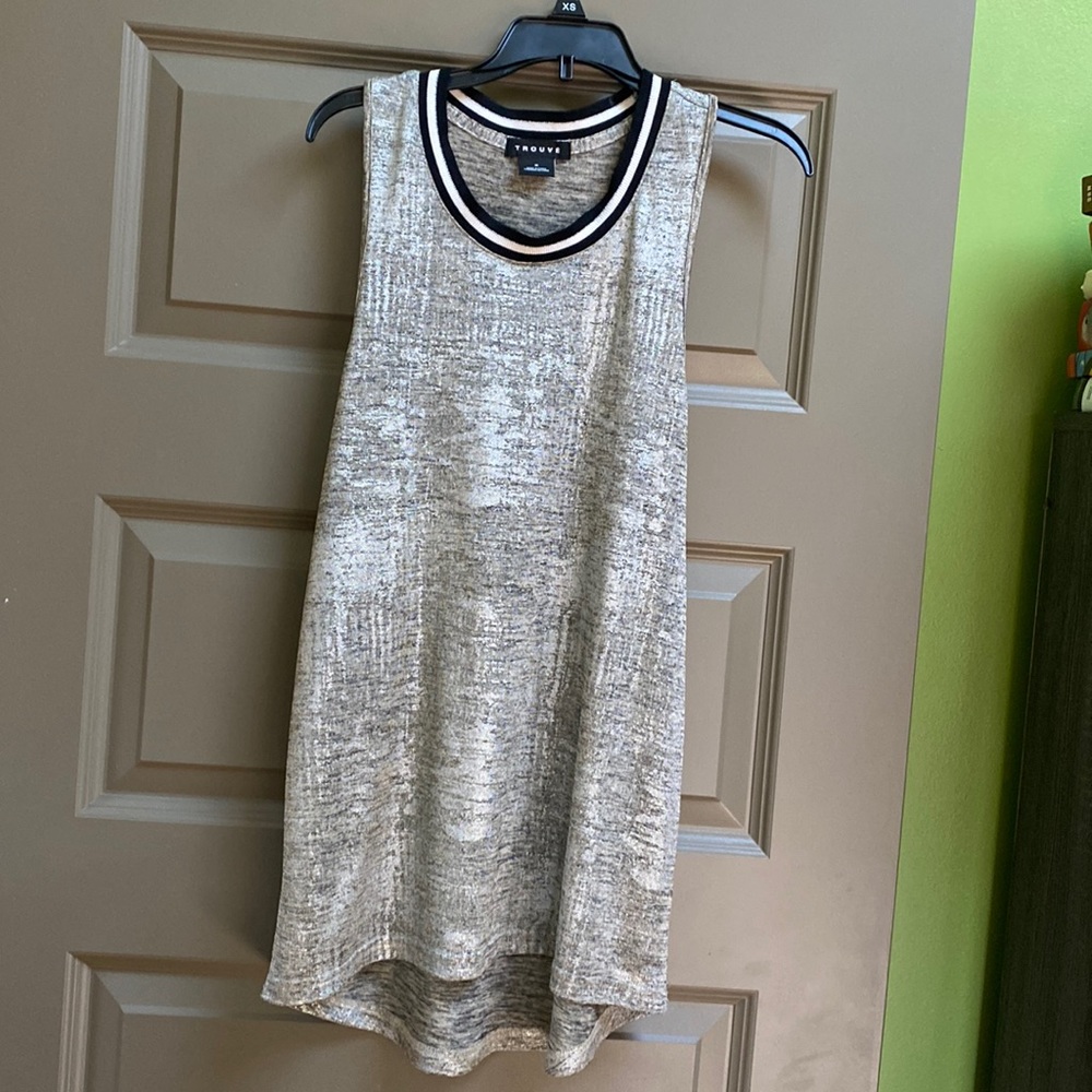 Silvery Trouvé tank top with racer back